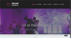 Desktop Screenshot of privatzabava.si